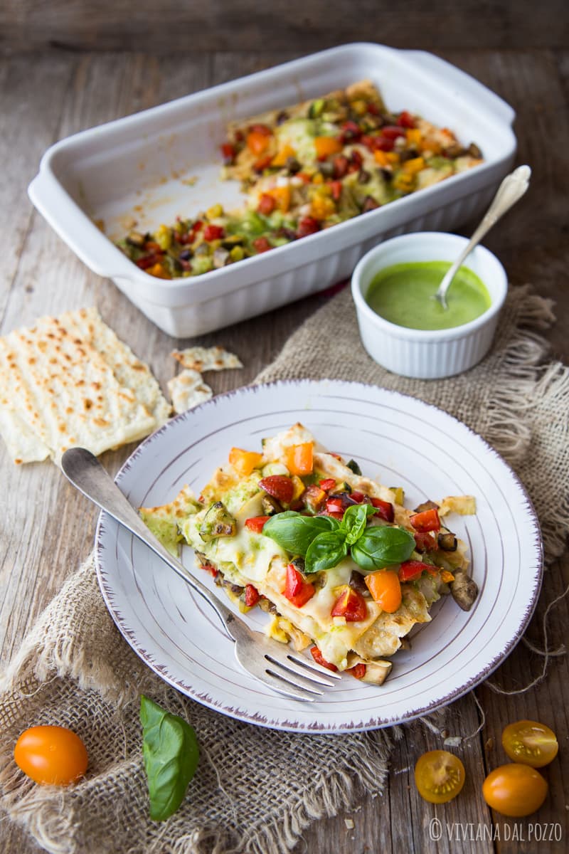 Millefoglie Di Pane Carasau Con Verdure E Pesto All Acqua Cosa Ti